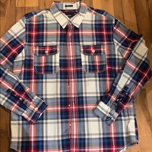 American Eagle plaid button down